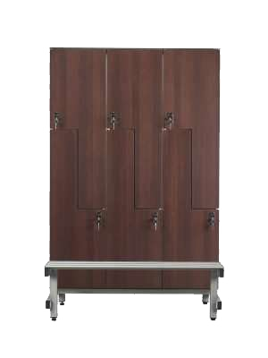 Armadietti spogliatoio colorati