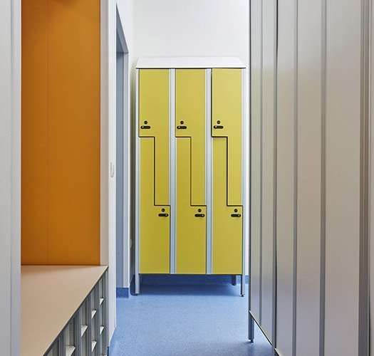 Arredamenti per spogliatoi sanità