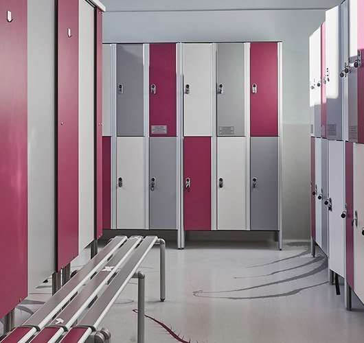 Arredamenti per spogliatoi sport